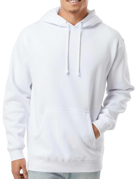 Independent Trading Co. IND4000 Heavyweight Hooded Sweatshirt M White