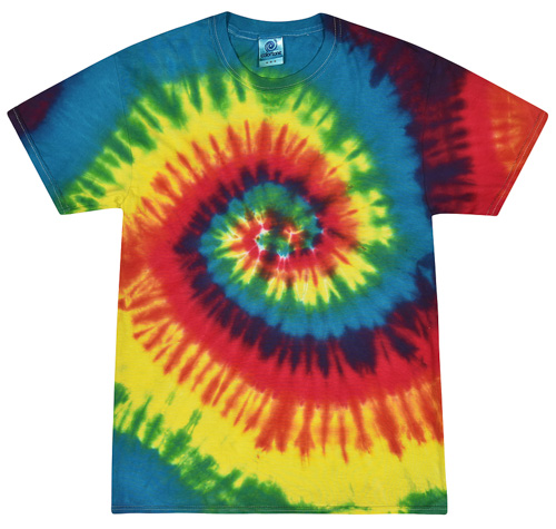 Reactive Rainbow Tie Dye