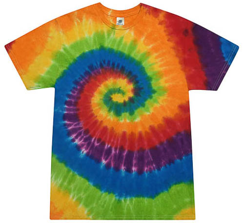 Prism Rainbow Tie Dye